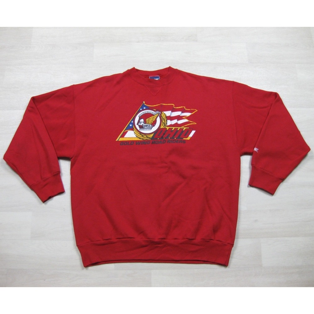 Ohio‎ Goldwing Road Riders Crewneck Sweatshirt (XXL) GWRRA Motorcycle Honda